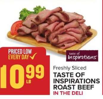 TASTE OF INSPIRATIONS ROAST BEEF