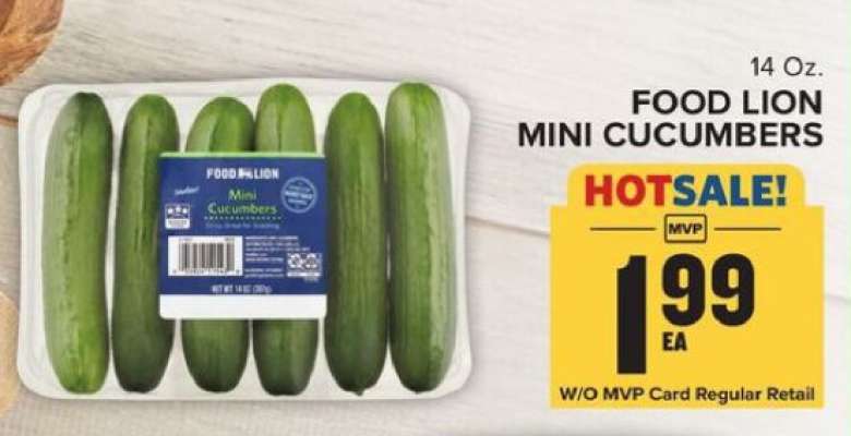 FOOD LION MINI CUCUMBERS