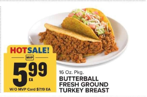 Butterball Fresh Ground Turkey Breast