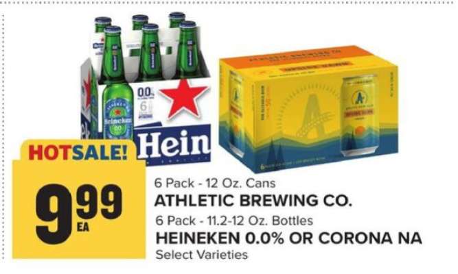 ATHLETIC BREWING CO. / HEINEKEN 0.0% OR CORONA NA