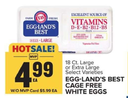 EGG-LAND’S BEST CAGE FREE WHITE EGGS