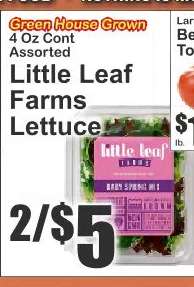 Little Leaf Farms Lettuce