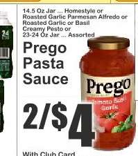Prego Pasta Sauce