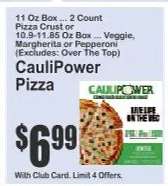 Caulipower Pizza
