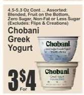Chobani Greek Yogurt