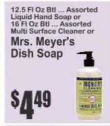 Mrs. Meyer's Dish Soap