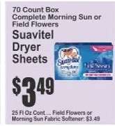 Suavitel Dryer Sheets