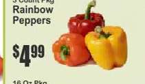 3 Count Pkg Rainbow Peppers