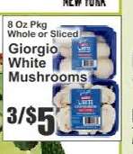 Giorgio White Mushrooms