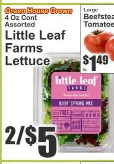Little Leaf Farms Lettuce