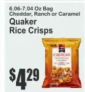 Quaker Rice Crisps