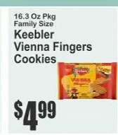 Keebler Vienna Fingers Cookies