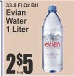 Evian Water