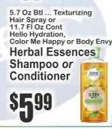 Herbal Essences Shampoo or Conditioner