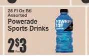 Powerade Sports Drinks