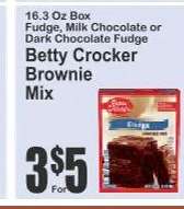 Betty Crocker Brownie Mix