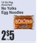 No Yolks Egg Noodles
