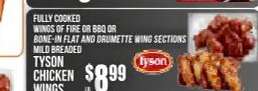 Tyson Chicken Wings