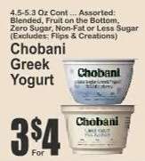 Chobani Greek Yogurt