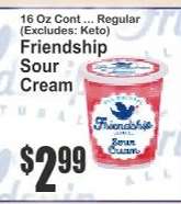 Friendship Sour Cream