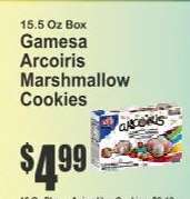 Gamesa Arcoiris Marshmallow Cookies