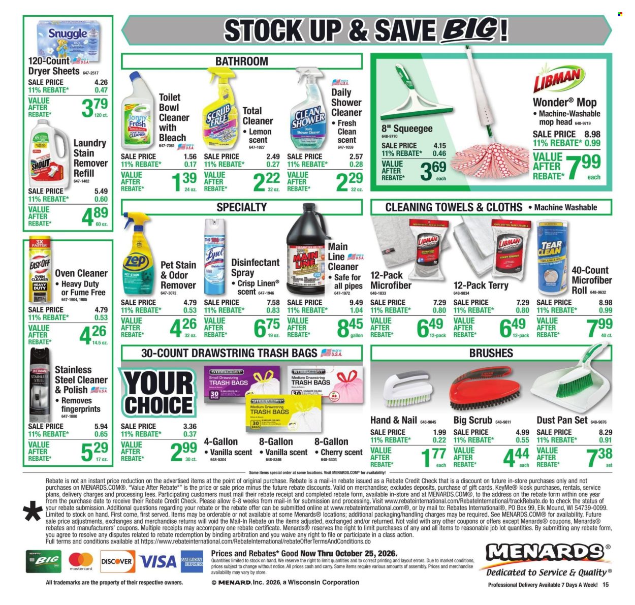 Menards ad  - 10.15.2026 - 10.25.2026. Page 21