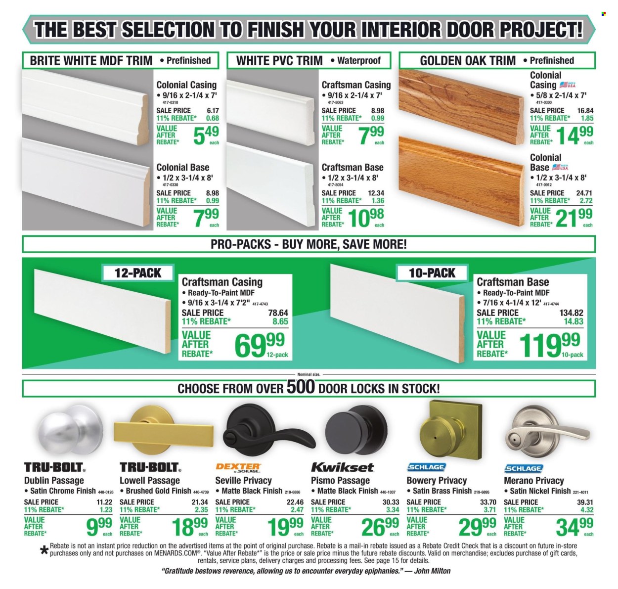 Menards ad  - 10.15.2026 - 10.25.2026. Page 18