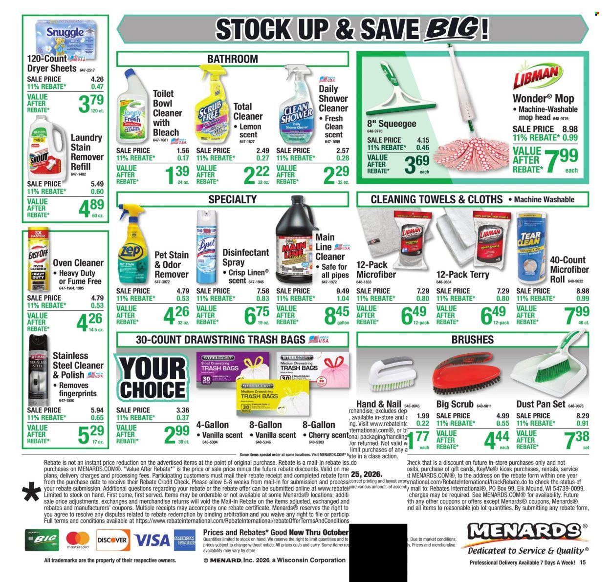 Menards ad  - 10.15.2026 - 10.25.2026. Page 21
