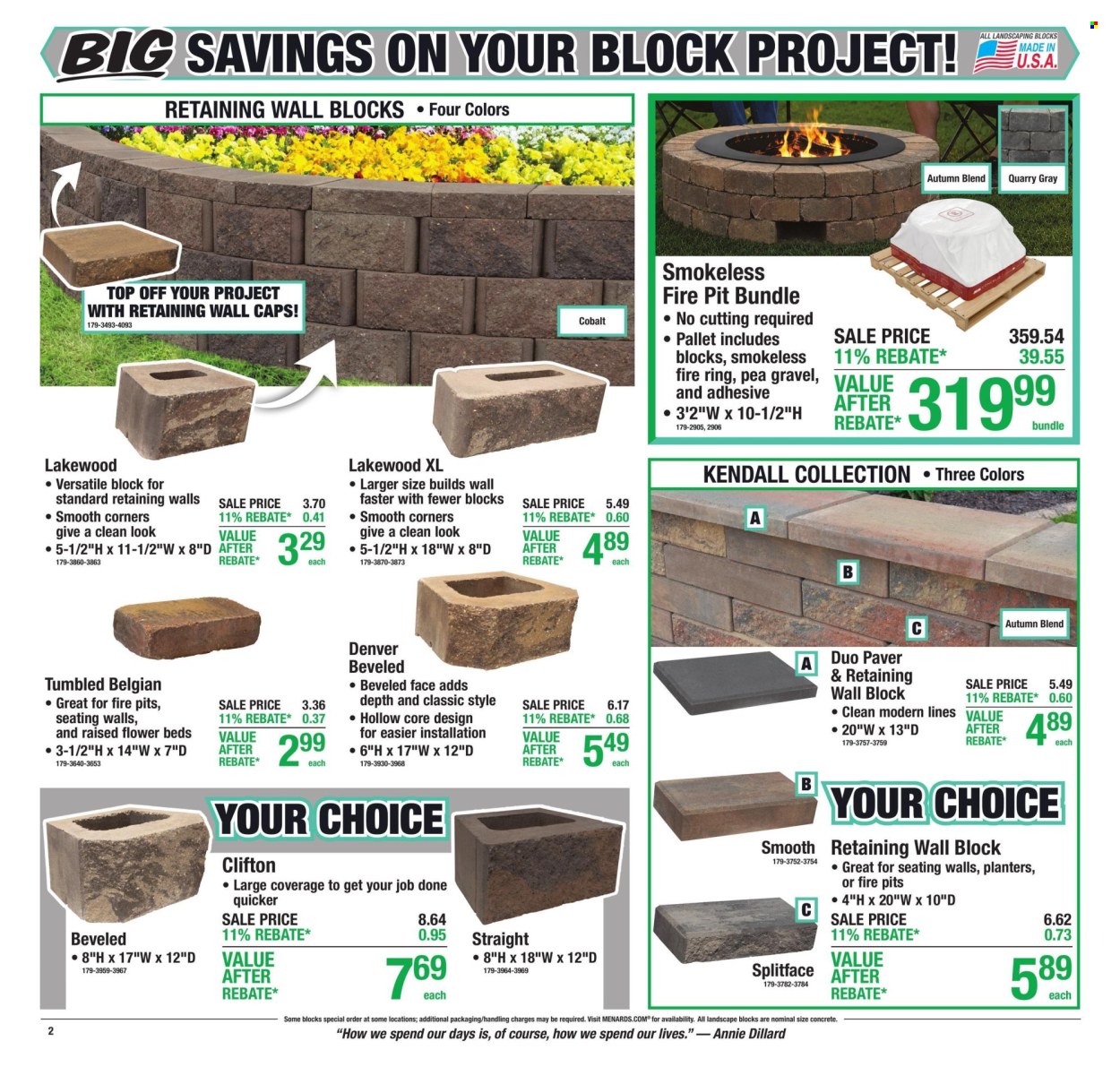 Menards ad  - 10.15.2026 - 10.25.2026. Page 3