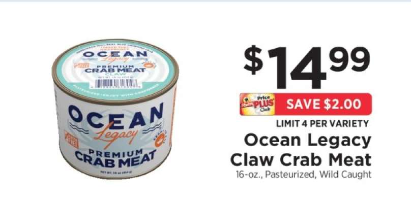 Ocean Legacy Claw Crab Meat