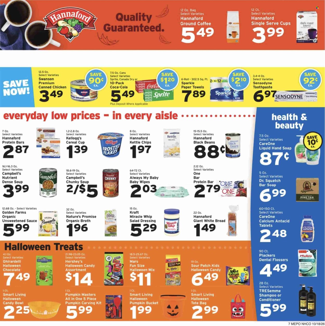 Hannaford ad  - 10.18.2026 - 10.24.2026. Page 7