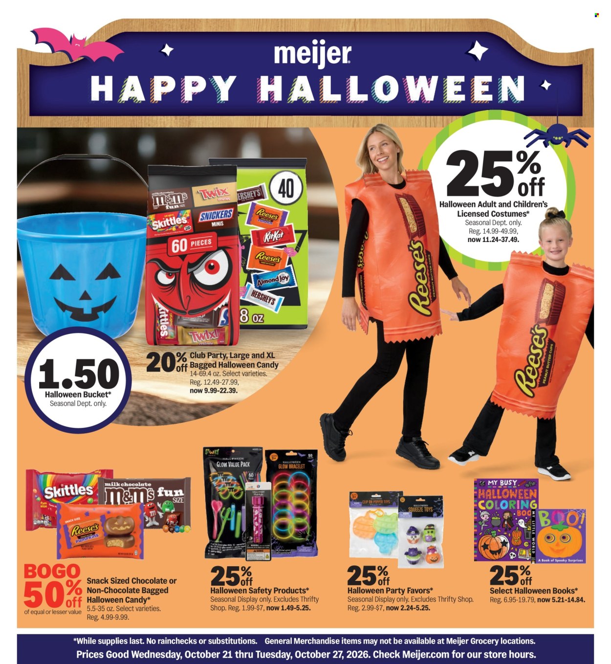 Meijer ad  - 10.21.2026 - 10.27.2026. Page 1