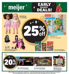 Meijer - Early Holiday Deals