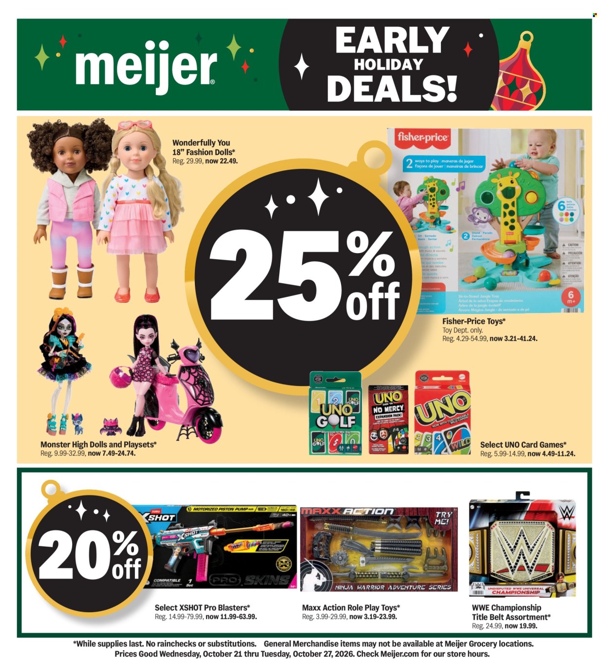 Meijer ad  - 10.21.2026 - 10.27.2026. Page 1