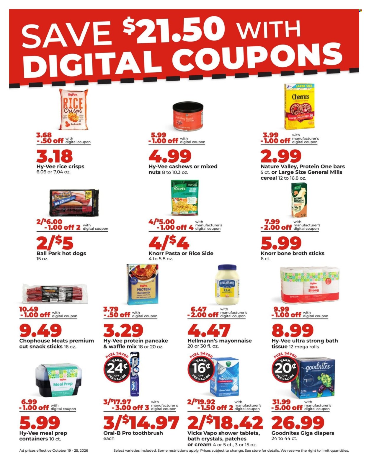 Hy-Vee ad  - 10.19.2026 - 10.25.2026. Page 7