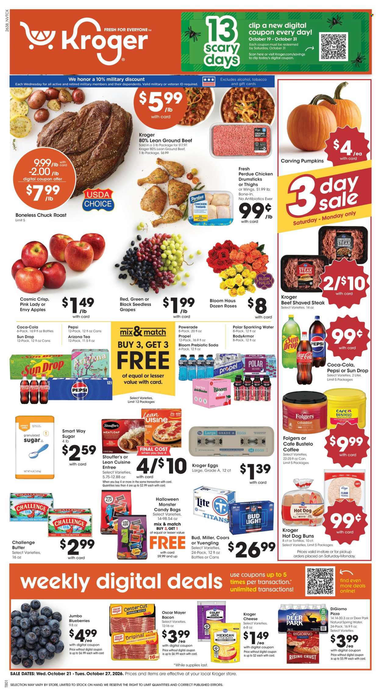 Kroger ad  - 10.21.2026 - 10.27.2026. Page 1
