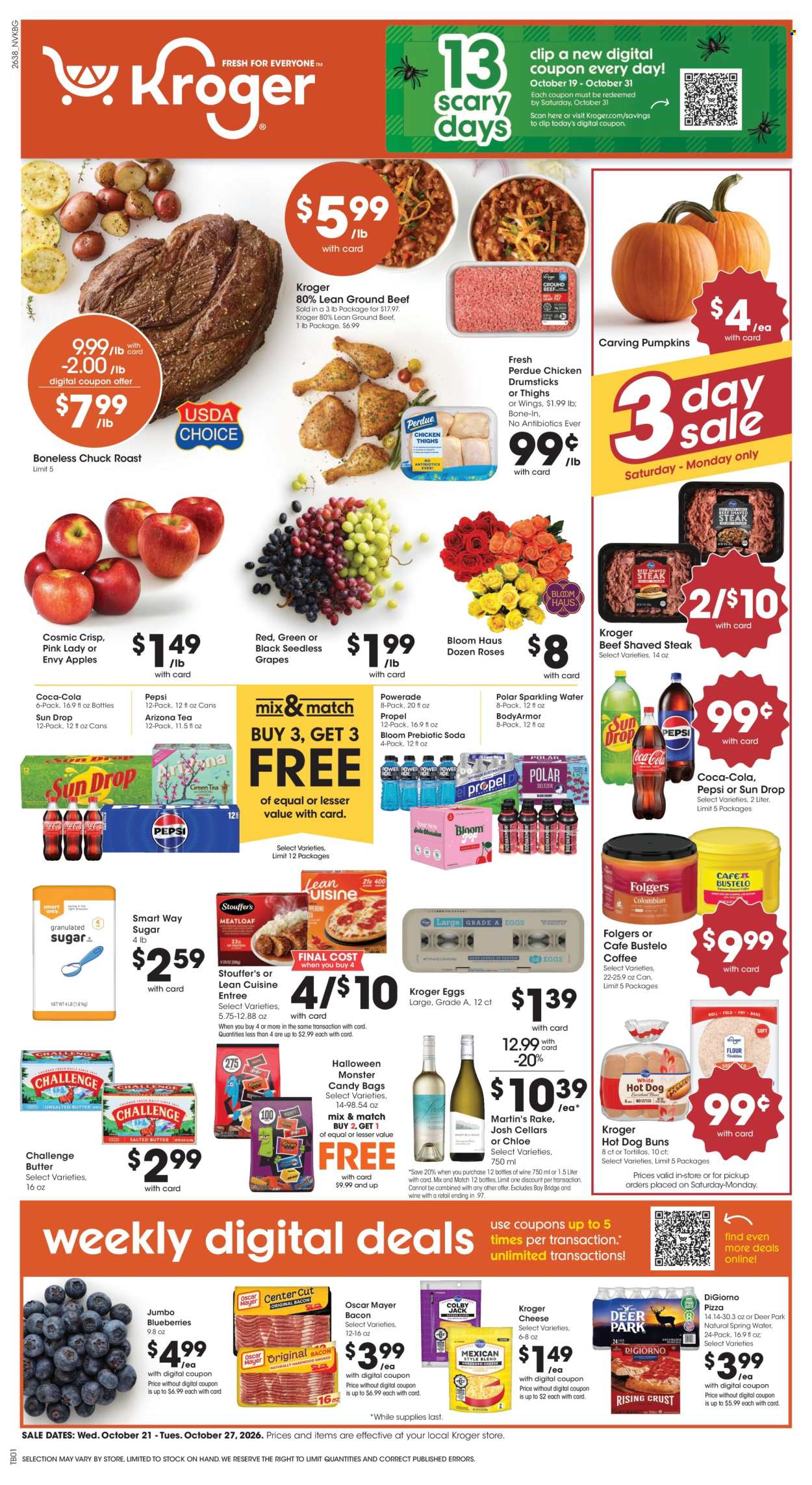 Kroger ad  - 10.21.2026 - 10.27.2026. Page 1