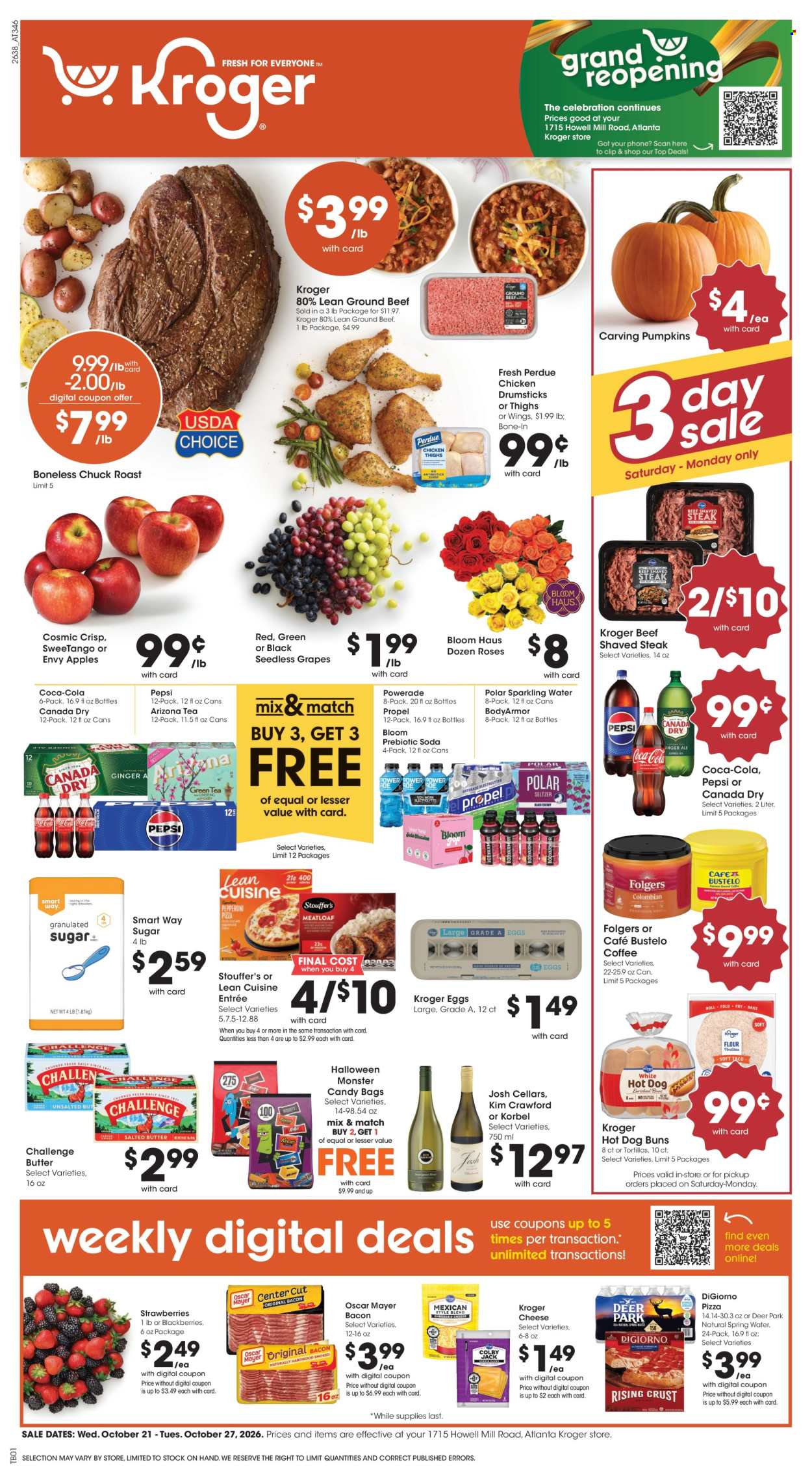 Kroger ad  - 10.21.2026 - 10.27.2026. Page 1