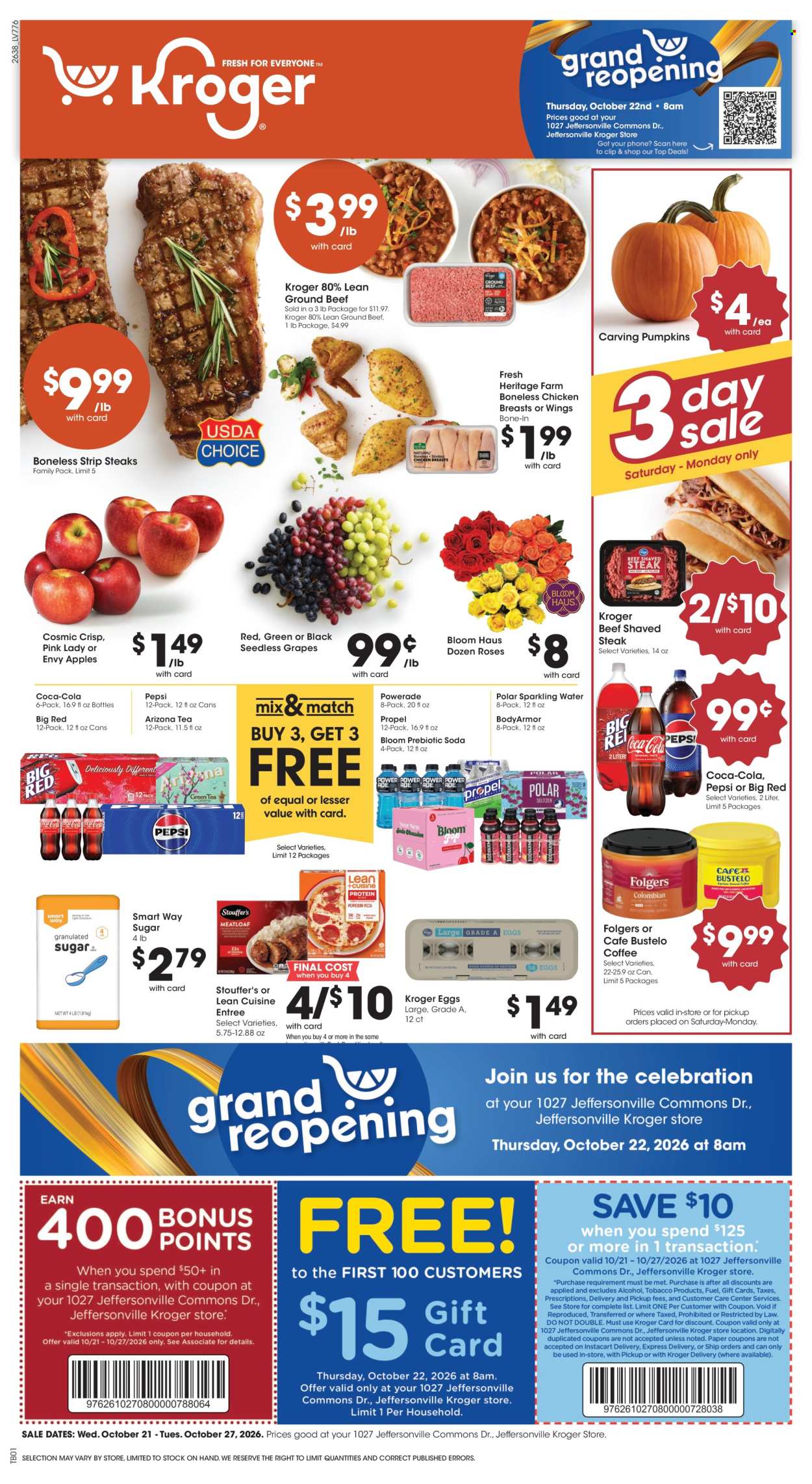 Kroger ad  - 10.21.2026 - 10.27.2026. Page 1