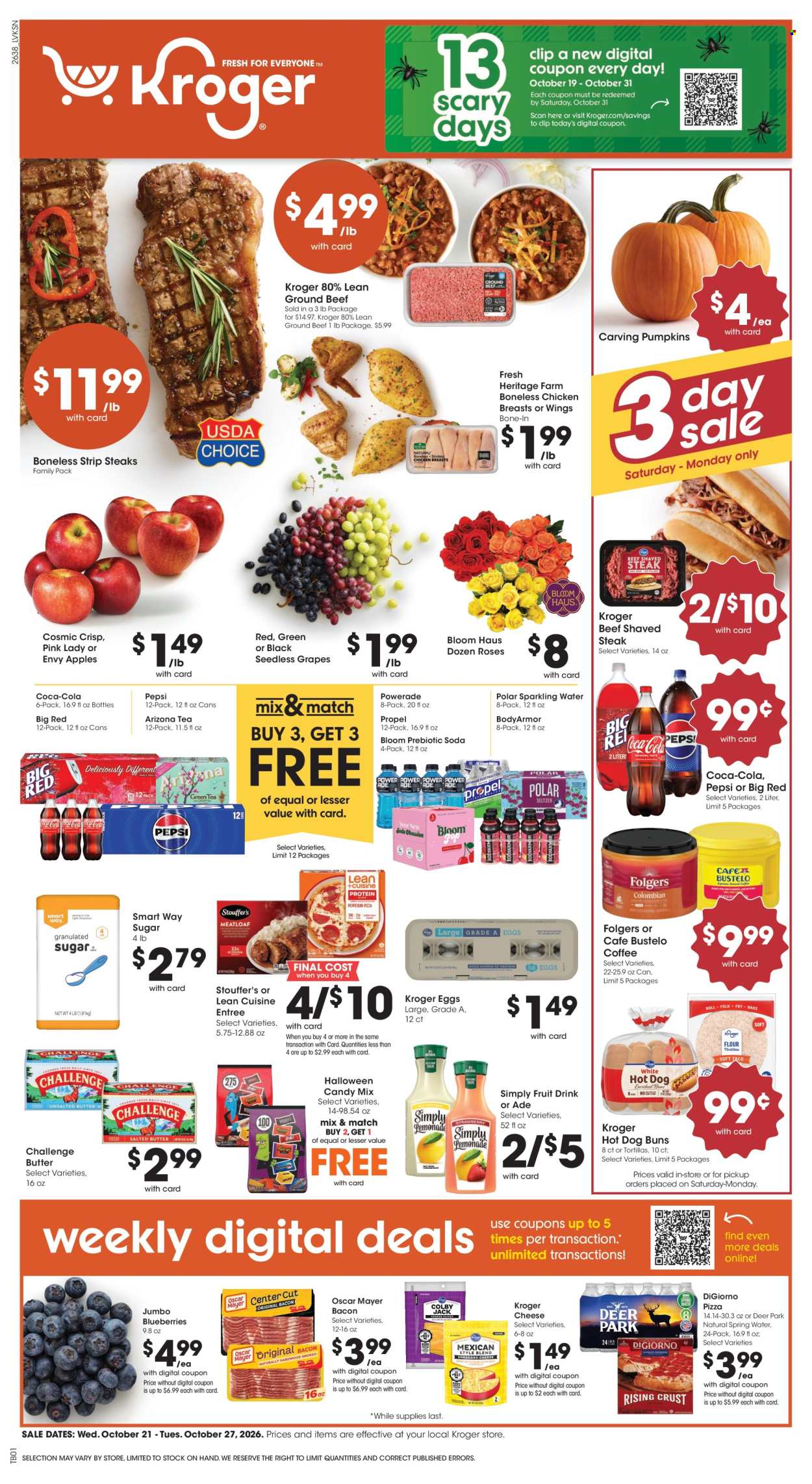Kroger ad  - 10.21.2026 - 10.27.2026. Page 1