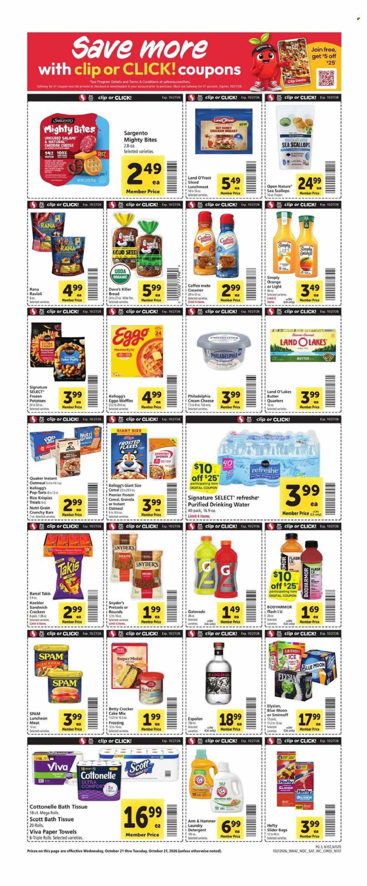 Safeway ad  - 10.21.2026 - 10.27.2026. Page 3