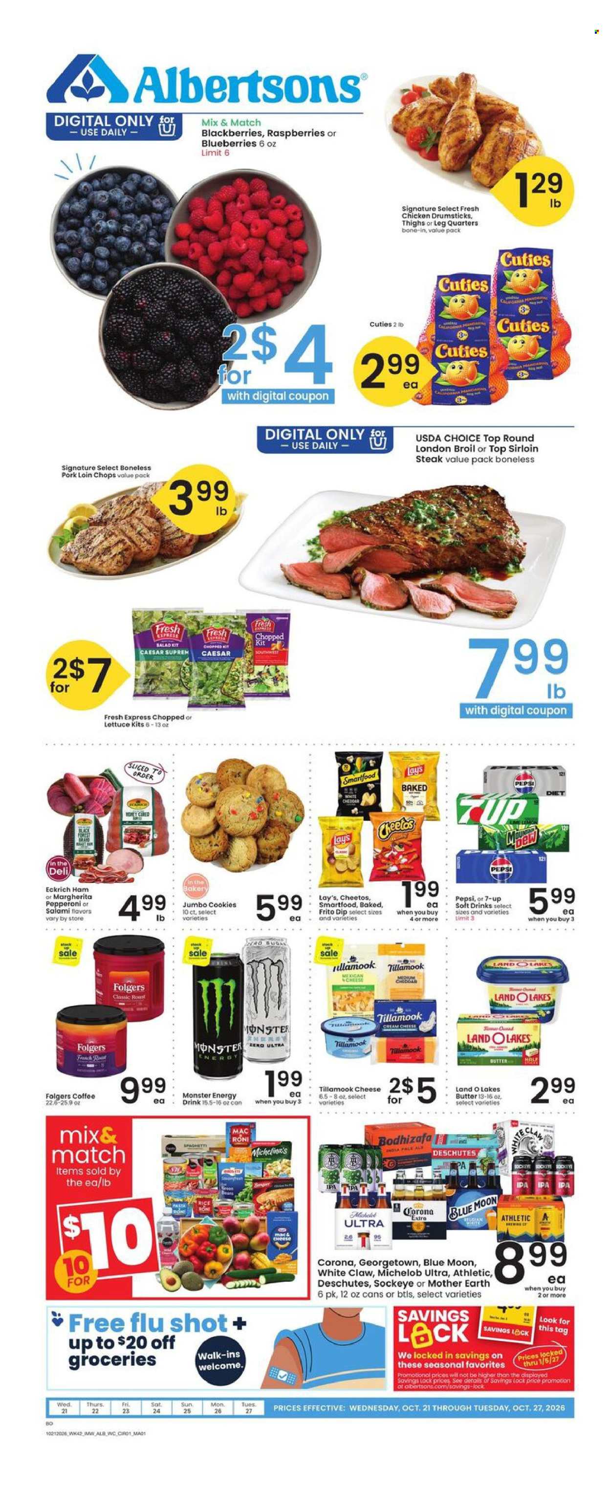 Albertsons ad  - 10.21.2026 - 10.27.2026. Page 1