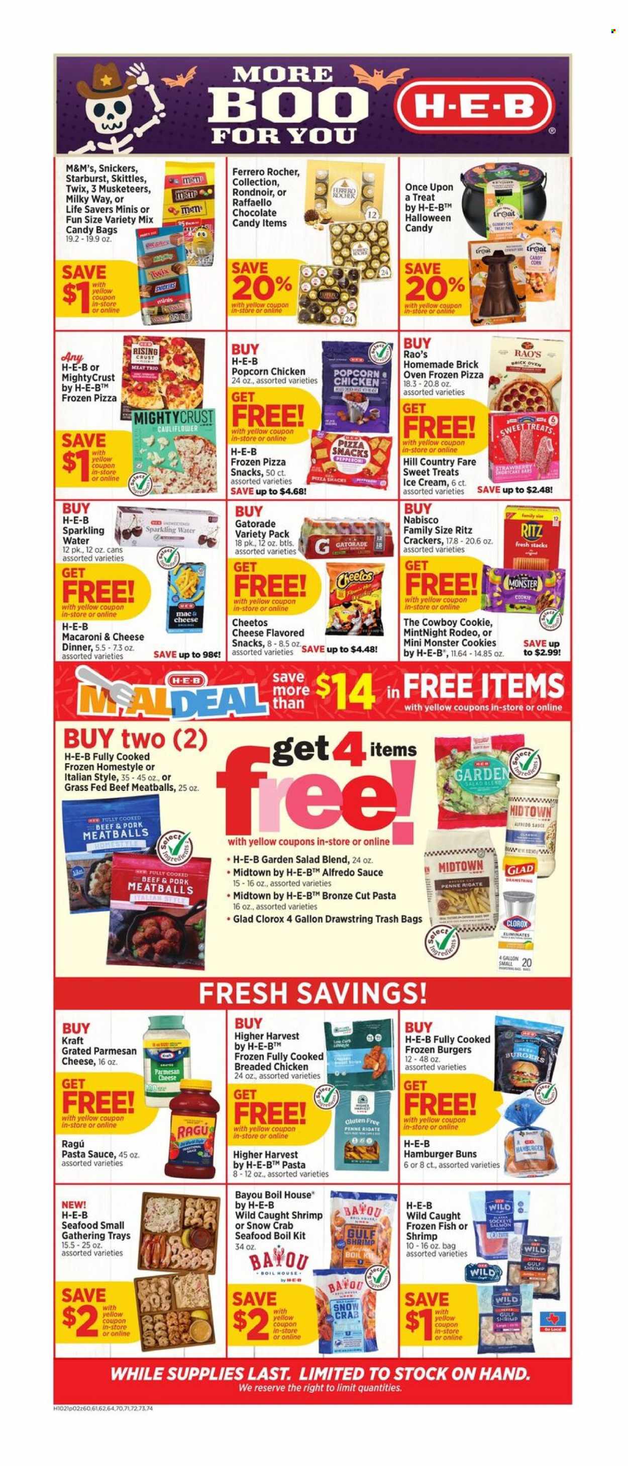 H-E-B ad  - 10.21.2026 - 10.27.2026. Page 2