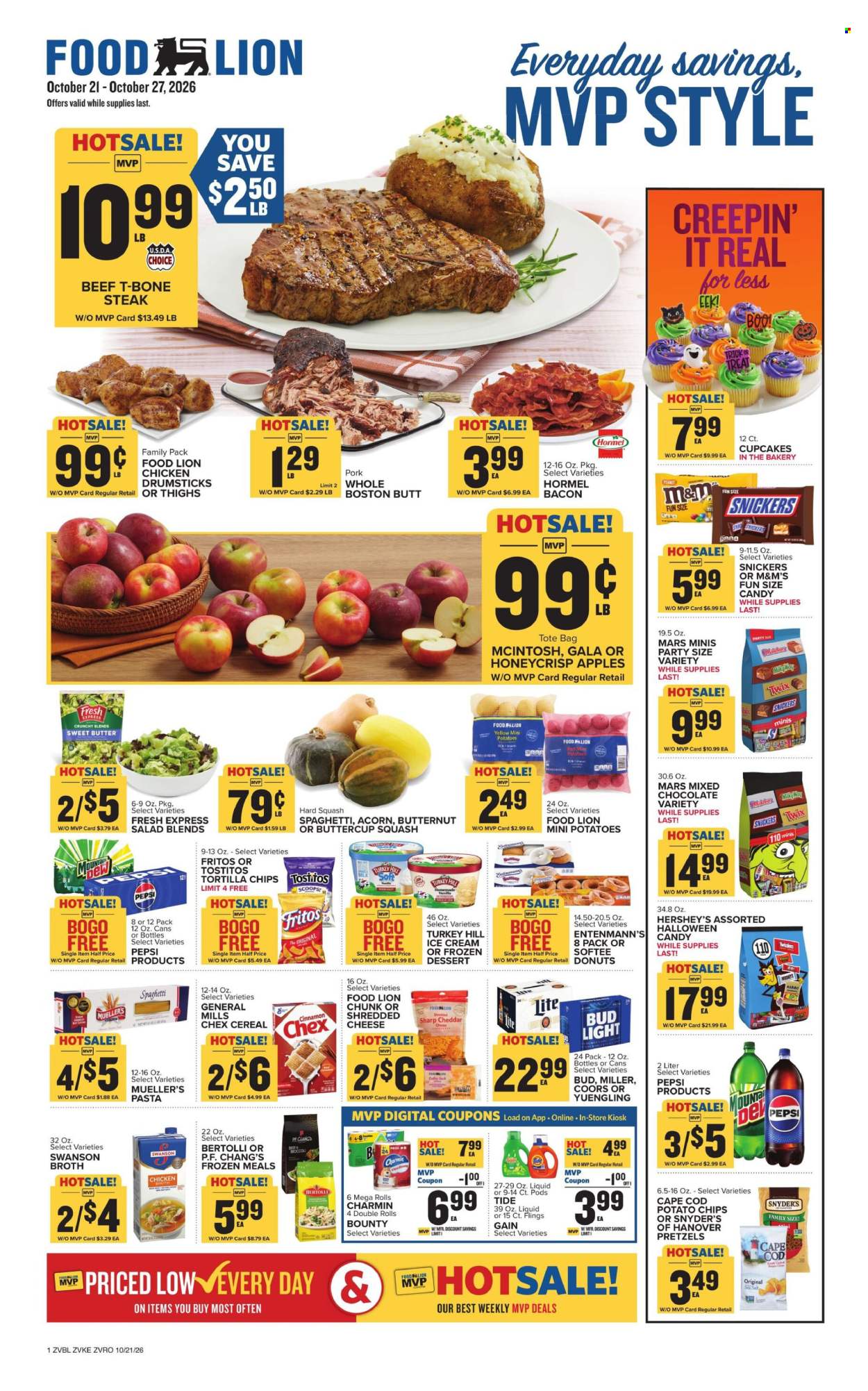 Food Lion ad  - 10.21.2026 - 10.27.2026. Page 1