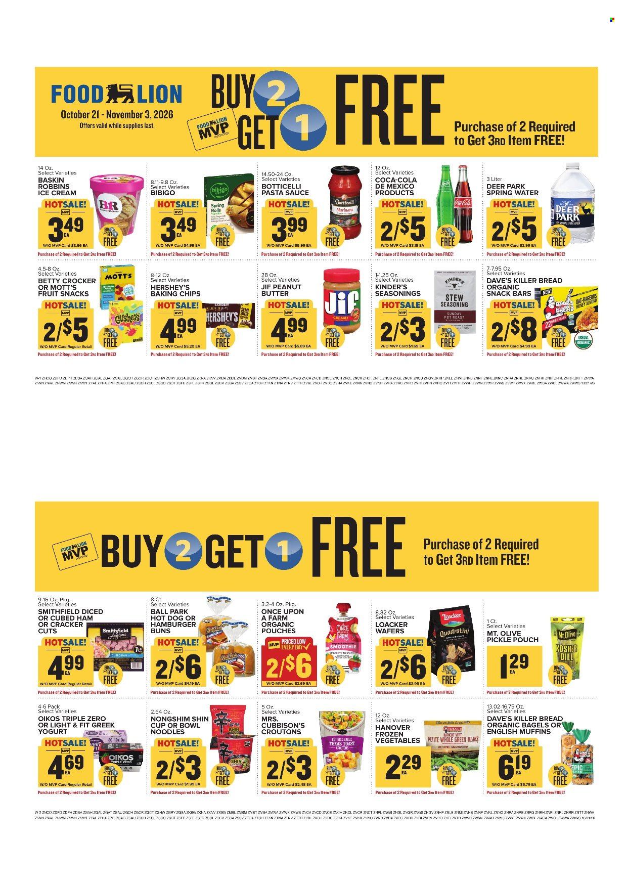Food Lion ad  - 10.21.2026 - 10.27.2026. Page 9