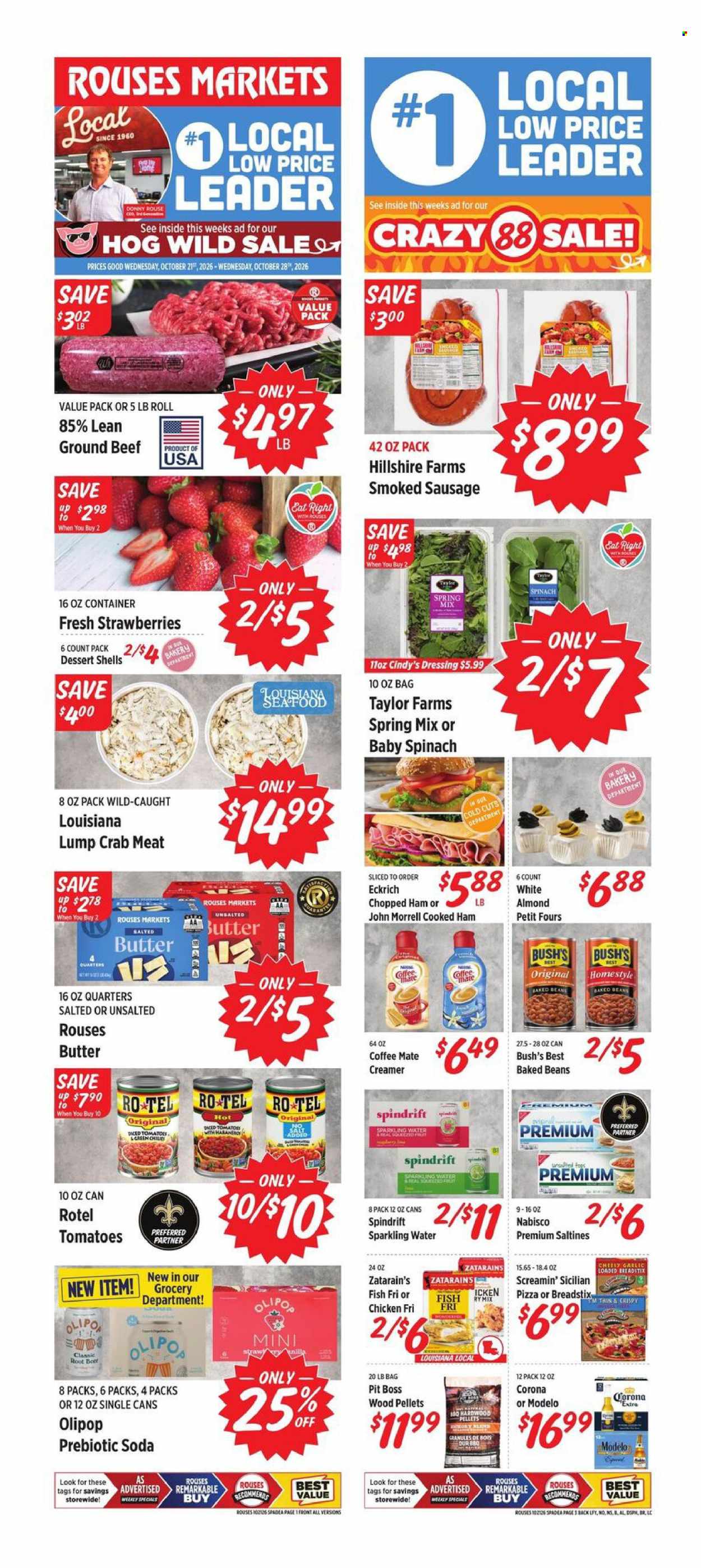 Rouses Markets ad  - 10.21.2026 - 10.28.2026. Page 1