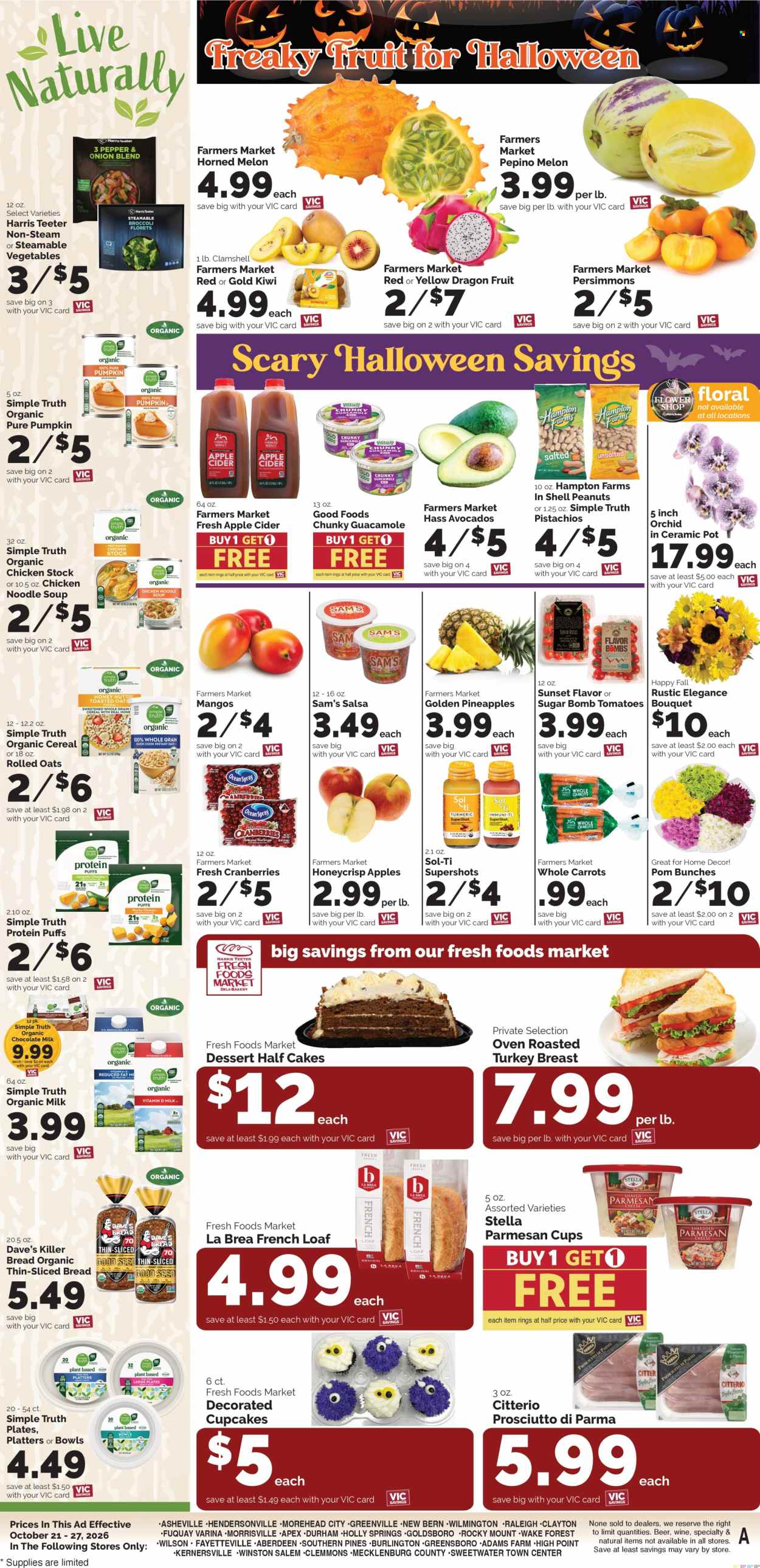 Harris Teeter ad  - 10.21.2026 - 10.27.2026. Page 10
