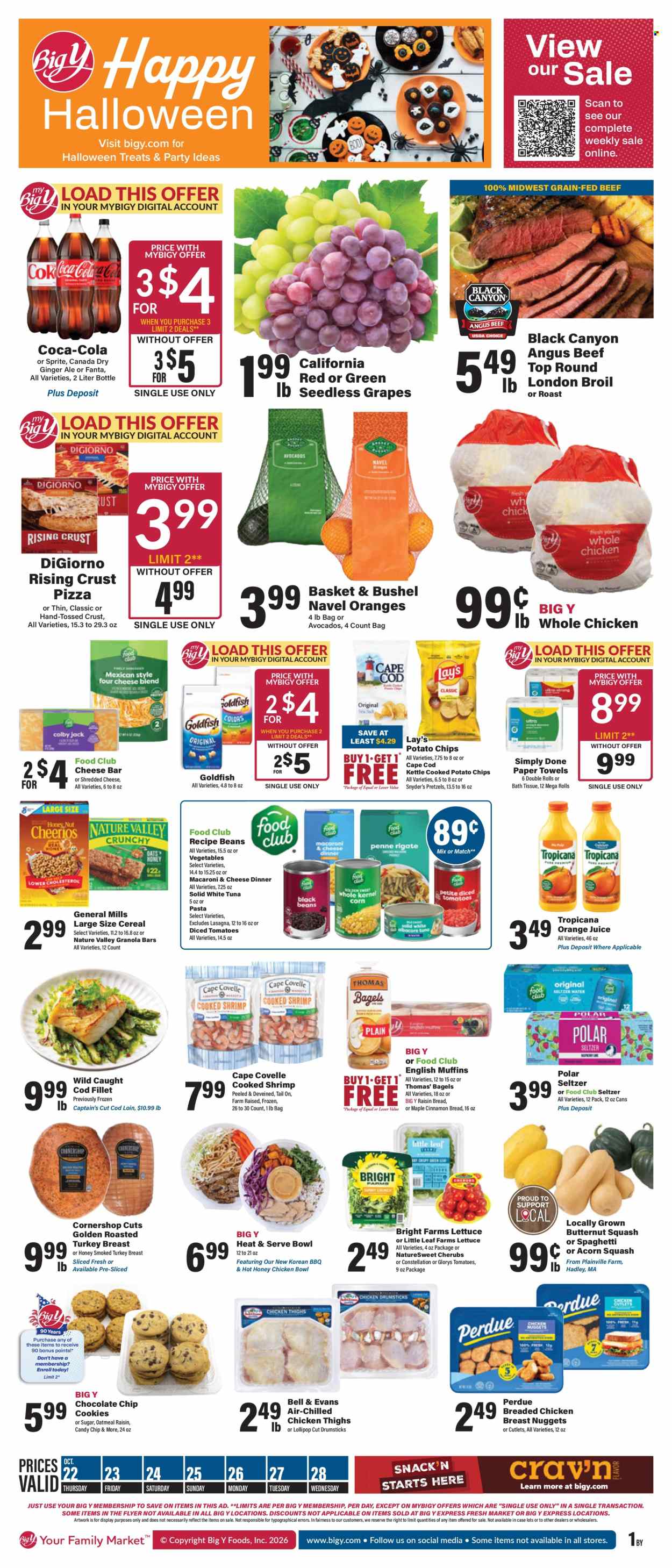 Big Y ad  - 10.22.2026 - 10.28.2026. Page 1