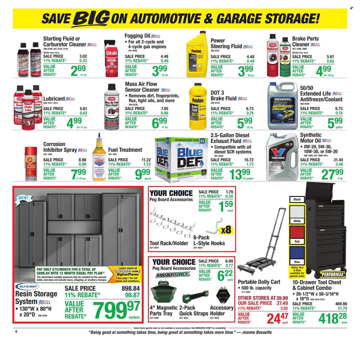 Menards ad  - 10.22.2026 - 11.01.2026. Page 8