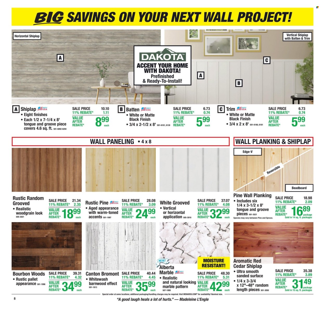 Menards ad  - 10.22.2026 - 11.01.2026. Page 12